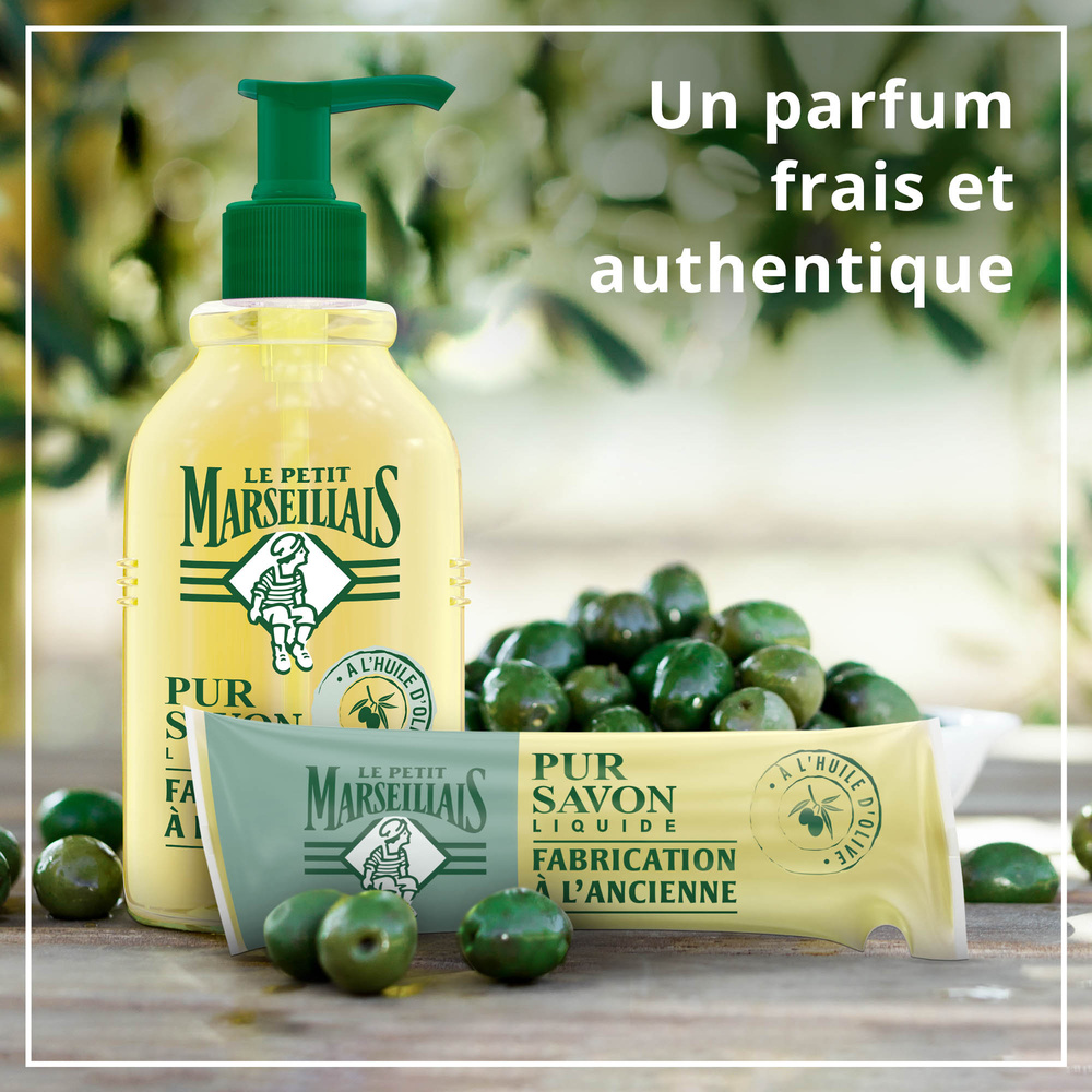 le petit marseillais Pur Savon Liquide à l'Huile d’Olive, 300ml Savon
