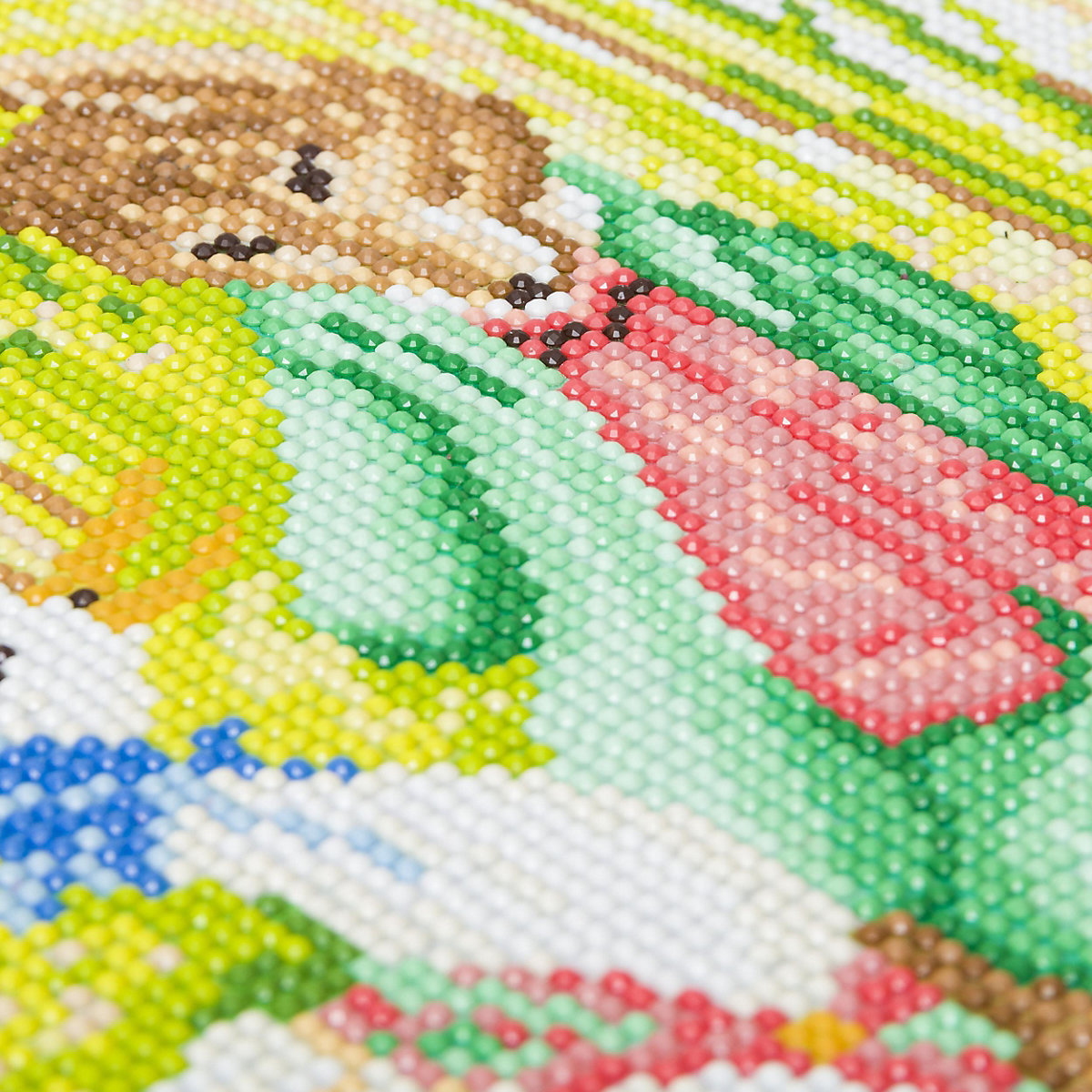 Jemima Puddle-Duck Crystal Art Leinwand Set 30x30cm
