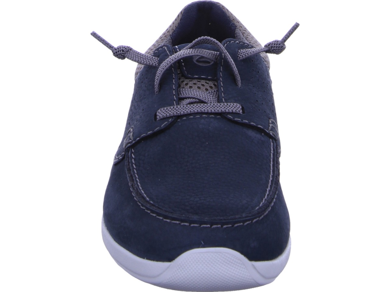 CLARKS Komfort Slipper blau Gorwin Moc