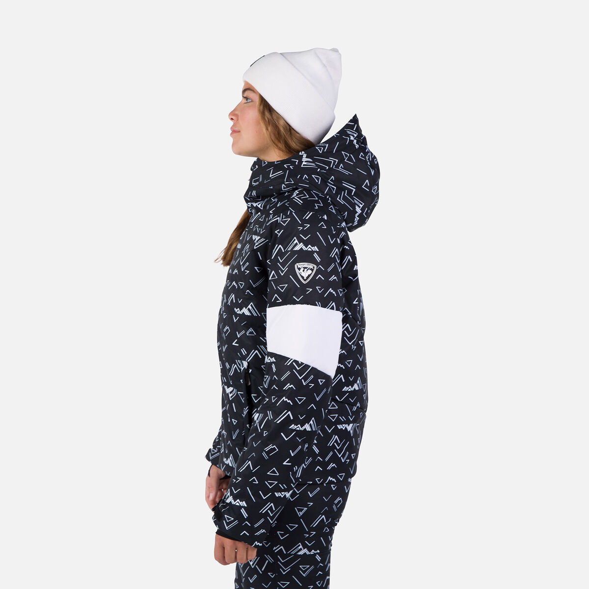 Damen-Steppskijacke mit Print Wispile