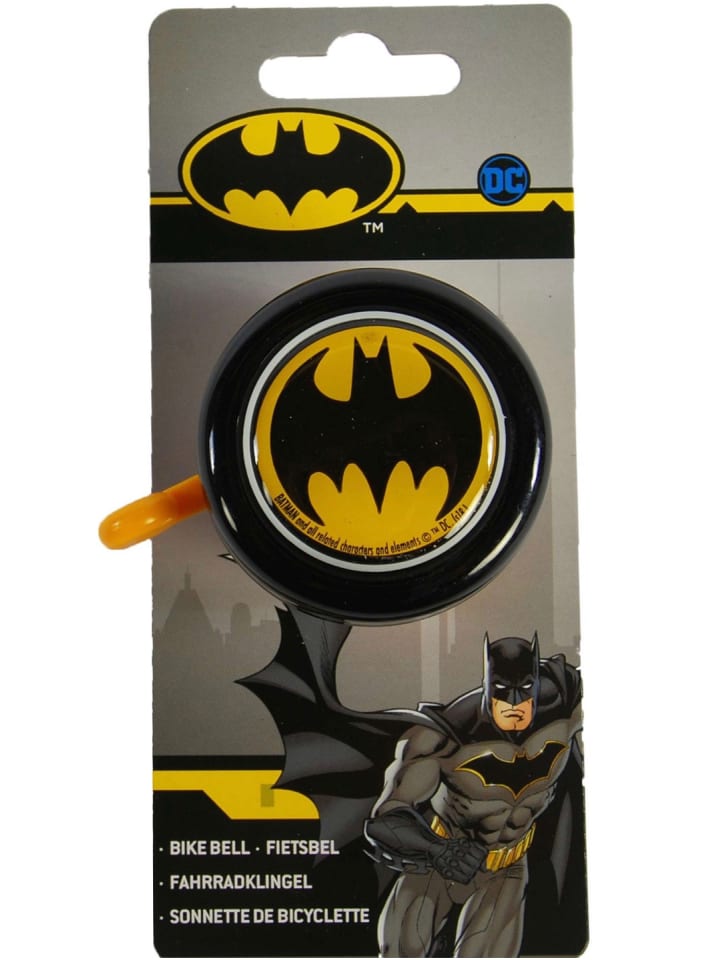 Batman Fahrrad-Klingel DC in Schwarz günstig kaufen onesize