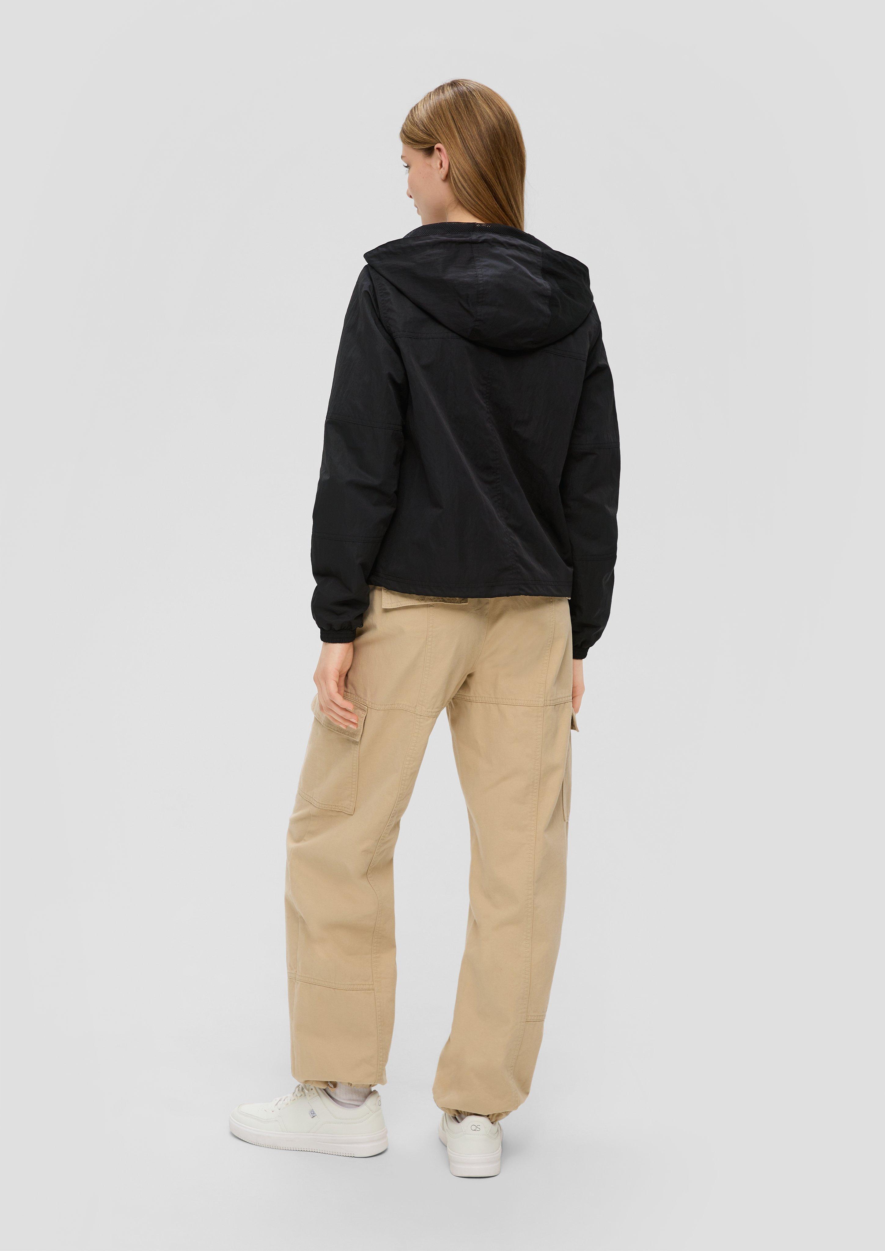 Kapuzenjacke mit Crinkle-Struktur  2140321-9999