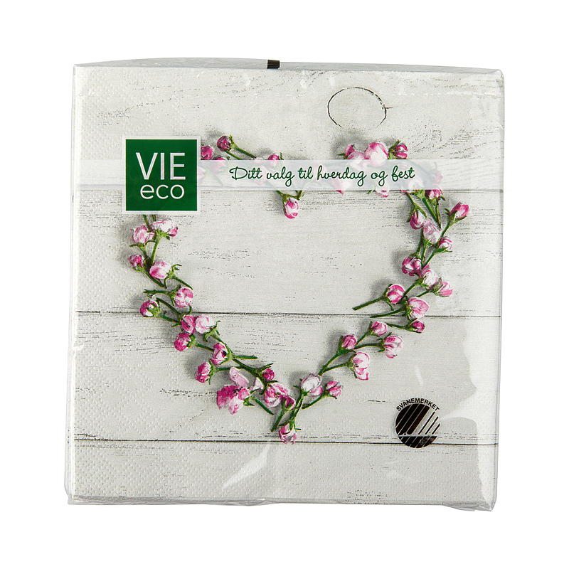 Vie Eco Servietter 20-pk 33x33 cm, Vår