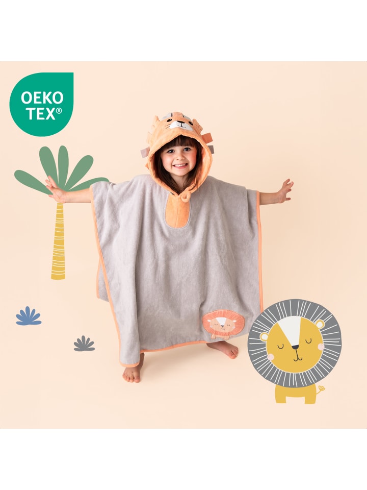 Schlummersack Frottee Badeponcho in Orange günstig kaufen 1-3 Jahre