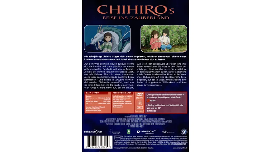 Chihiros Reise ins Zauberland
