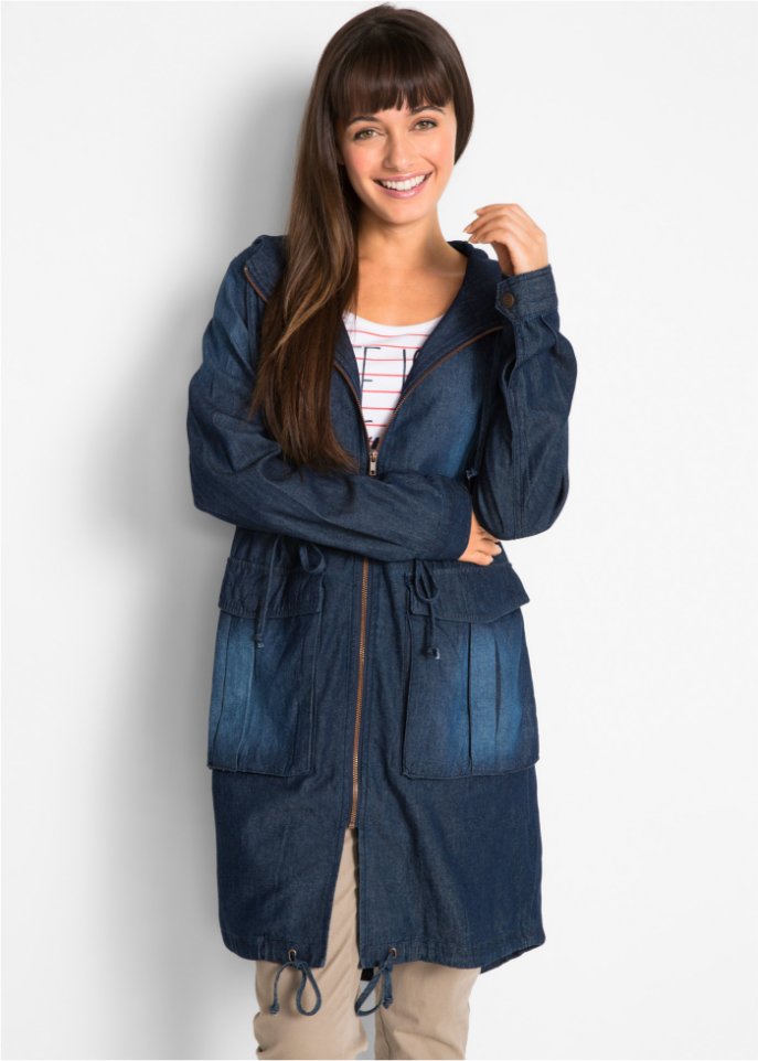Baumwoll Jeans-Parka