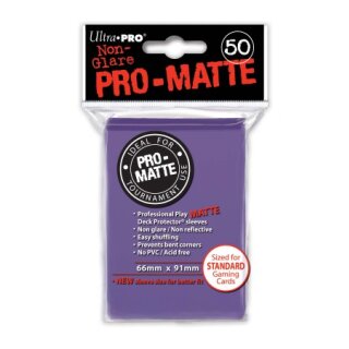 Pro-Matte Sleeves Purple (50 Hüllen) [66x91mm]