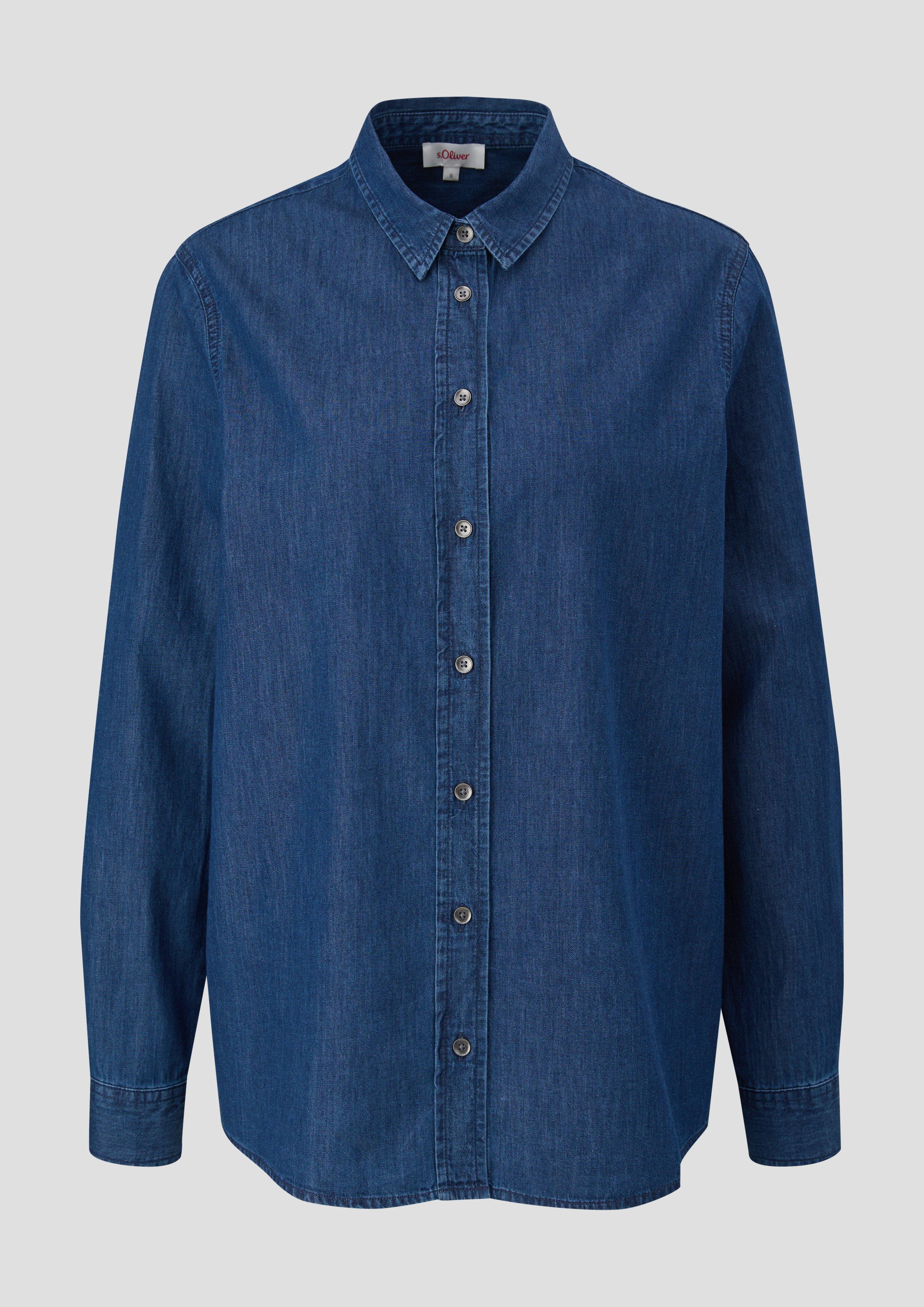 Locker geschnittene Denimbluse  2145851-58Y6