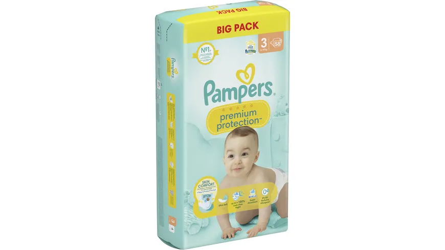 Pampers premium protection Windeln Big Pack