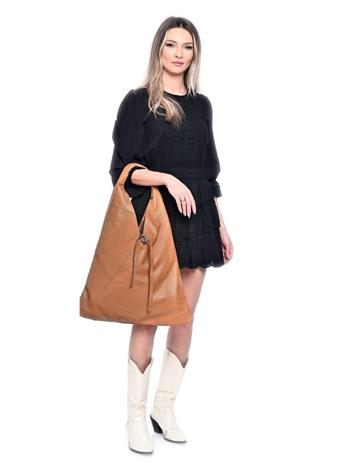 Anna Luchini Shopper in Braun günstig kaufen onesize