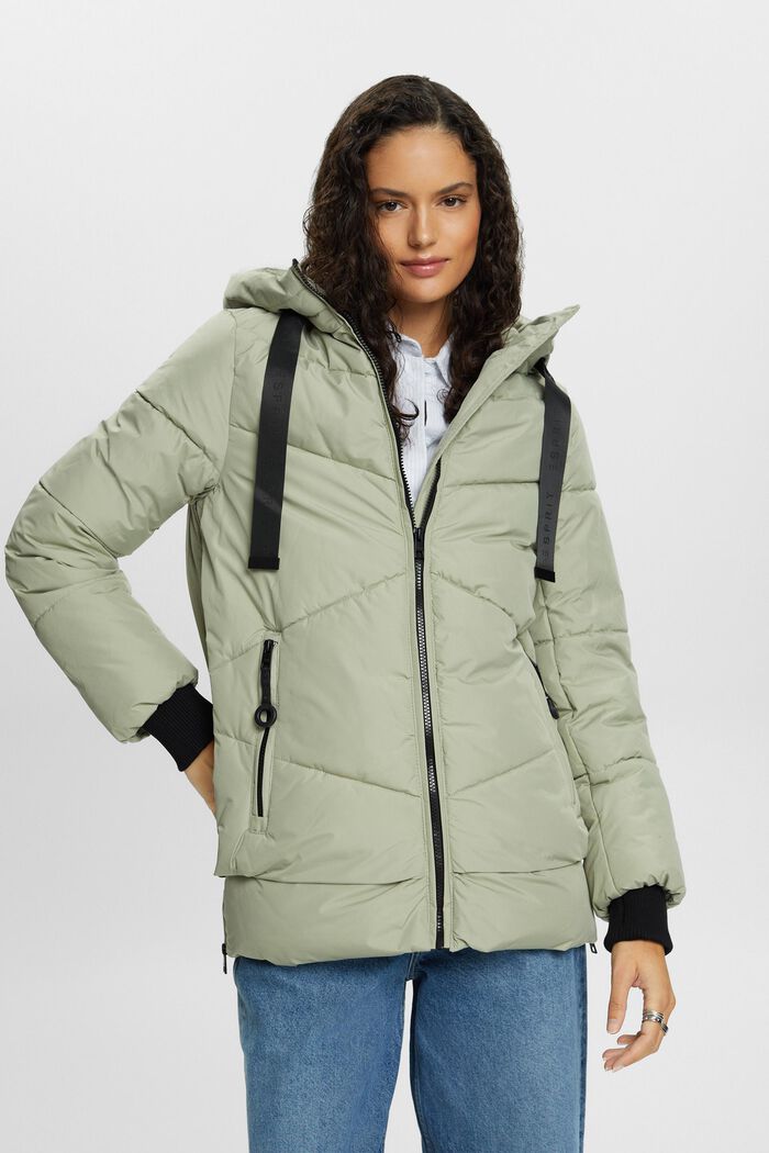 Steppjacke mit Kapuze