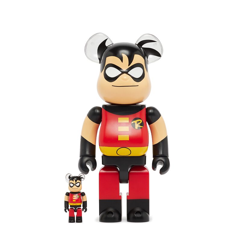 Medicom Bearbrick Robin (The New Batman Adventures) 100% & 400% multicolor