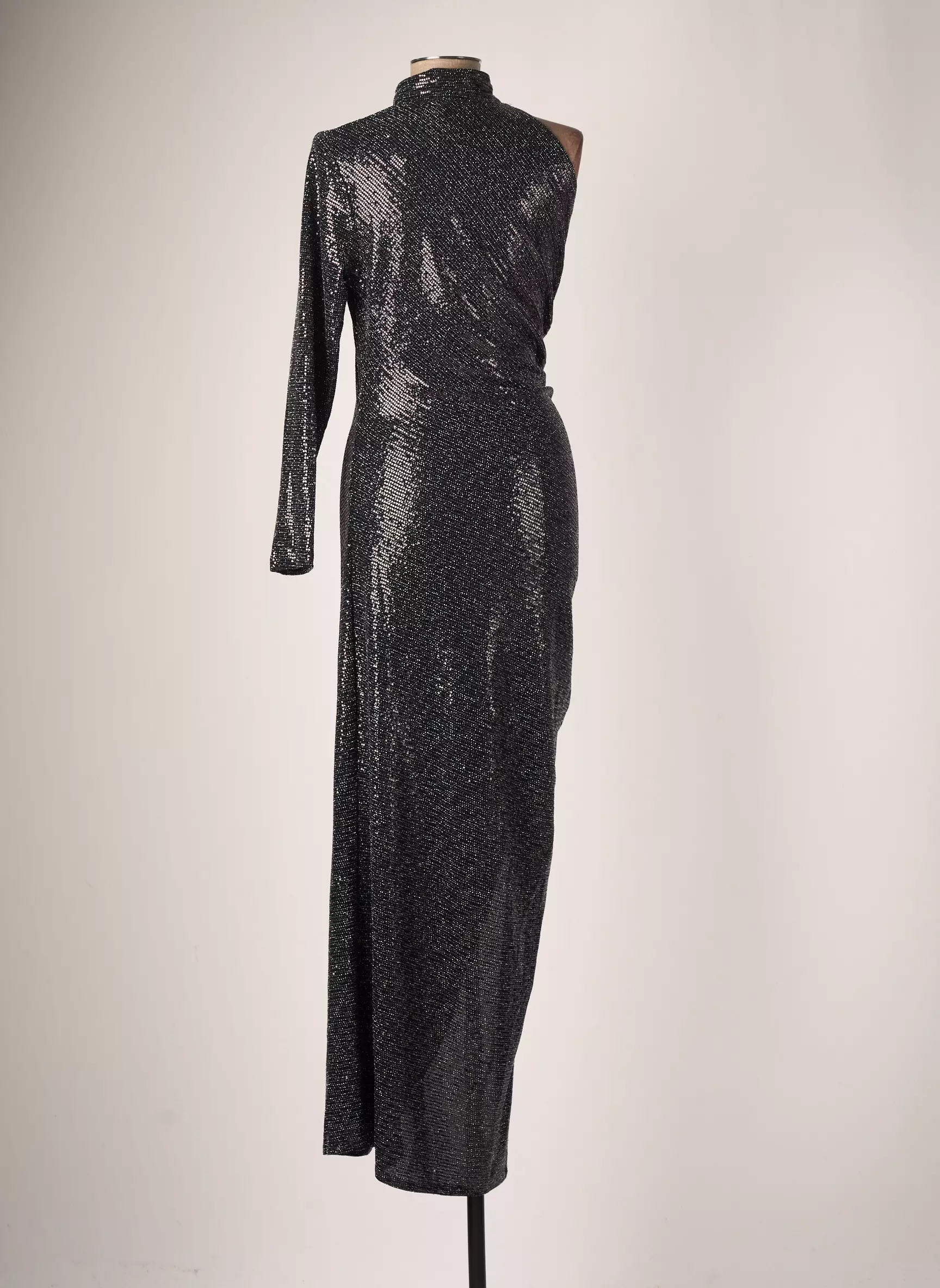 Laagam Robes Longues Femme couleur noir