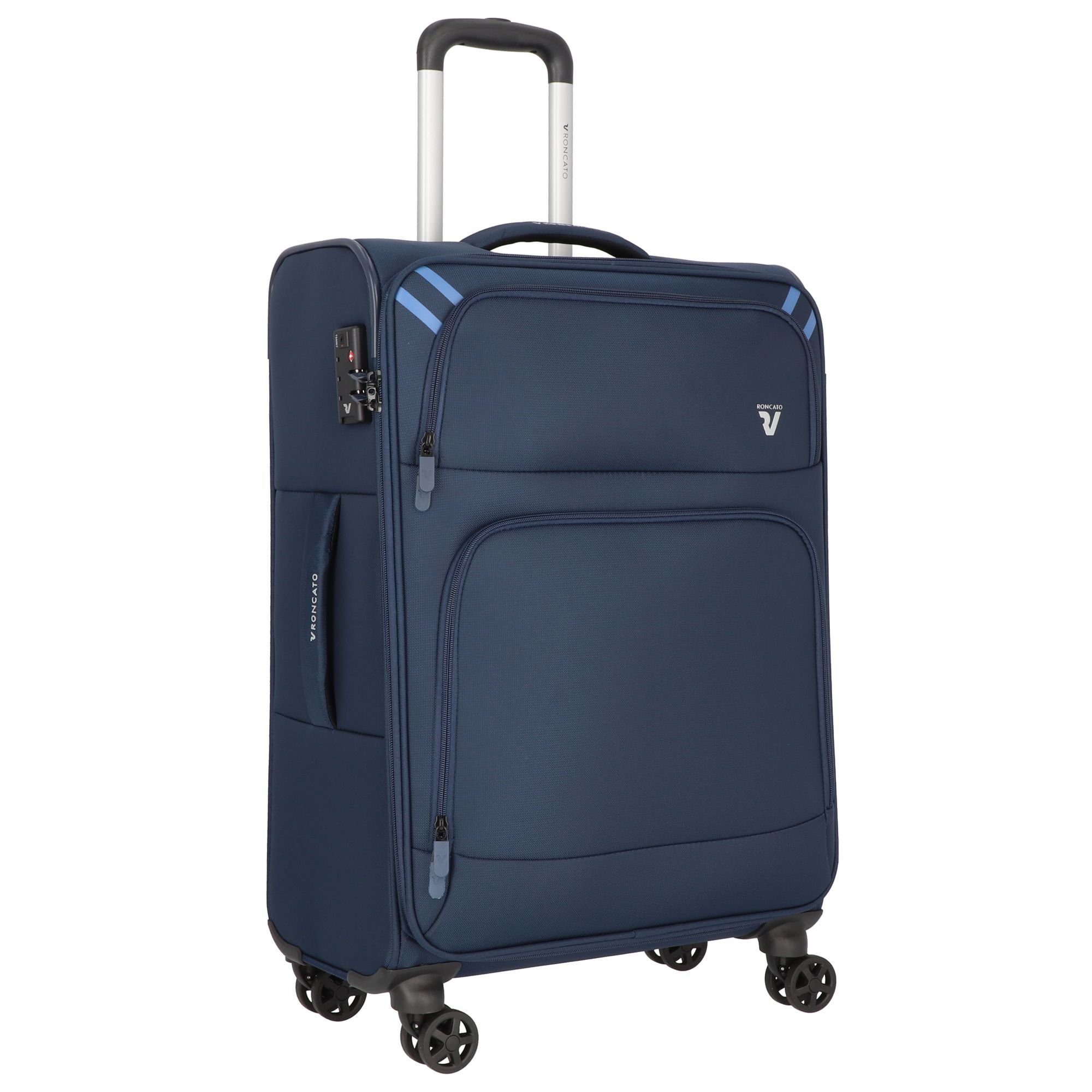 RONCATO Weichgepäck-Trolley Twin, 4 Rollen, Polyester