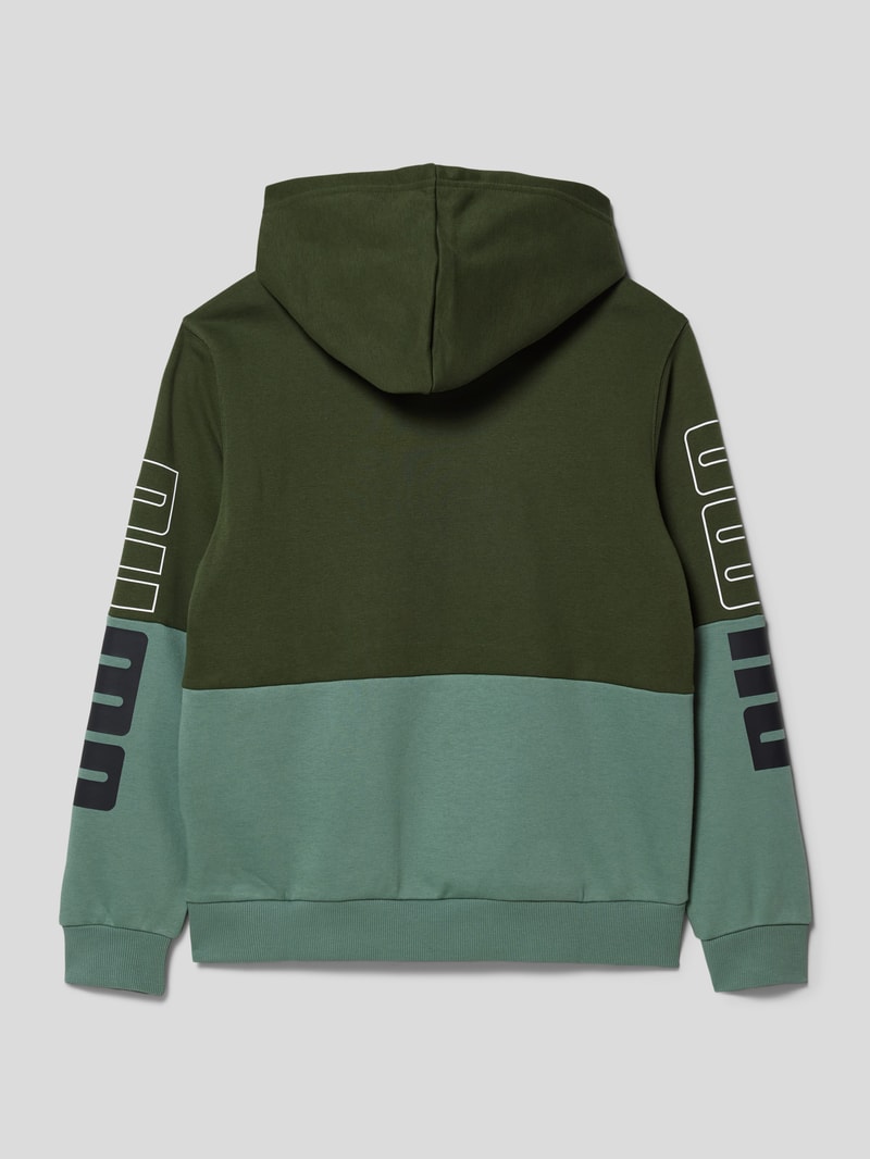 Sweatshirt im Colour-Blocking-Design Modell 'POWER' in khaki