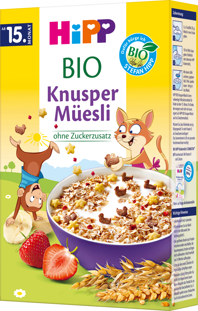Kindermüsli Knusper ab dem 15. Monat, 200 g