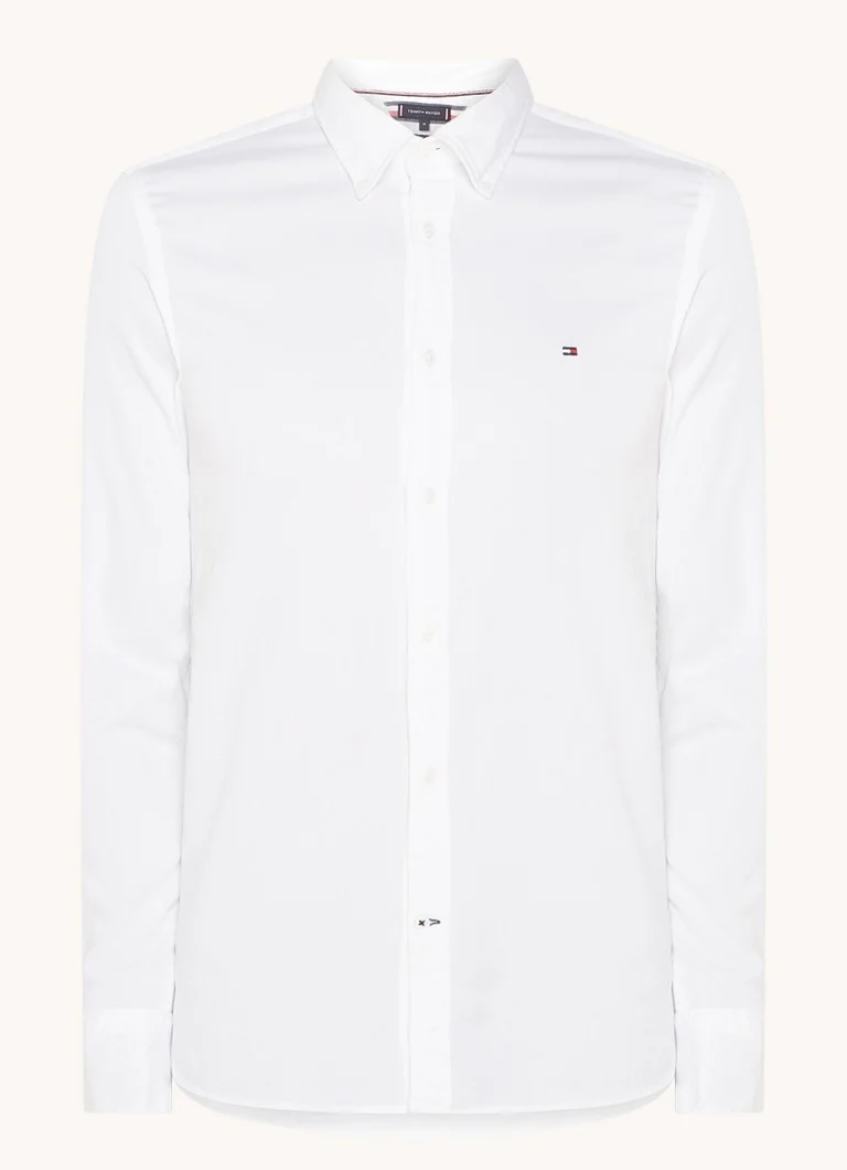 Tommy Hilfiger Core Flex Dobby slim fit košulja s džepom na prsima i logotipom