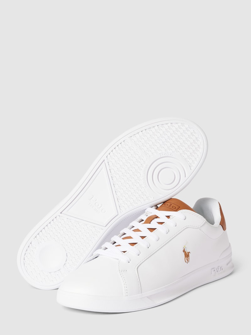 Sneaker aus Leder in weiß
