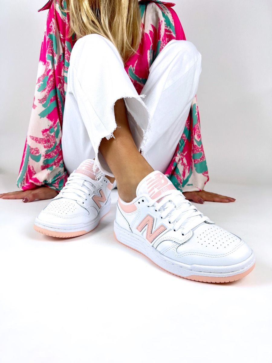 New Balance  BB480LPH  - Blanc Rose