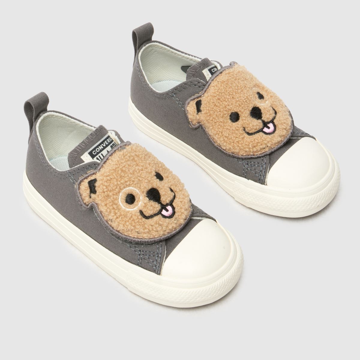 Converse szürke All Star Lo Sherpa Bear kisgyermek tornacipő