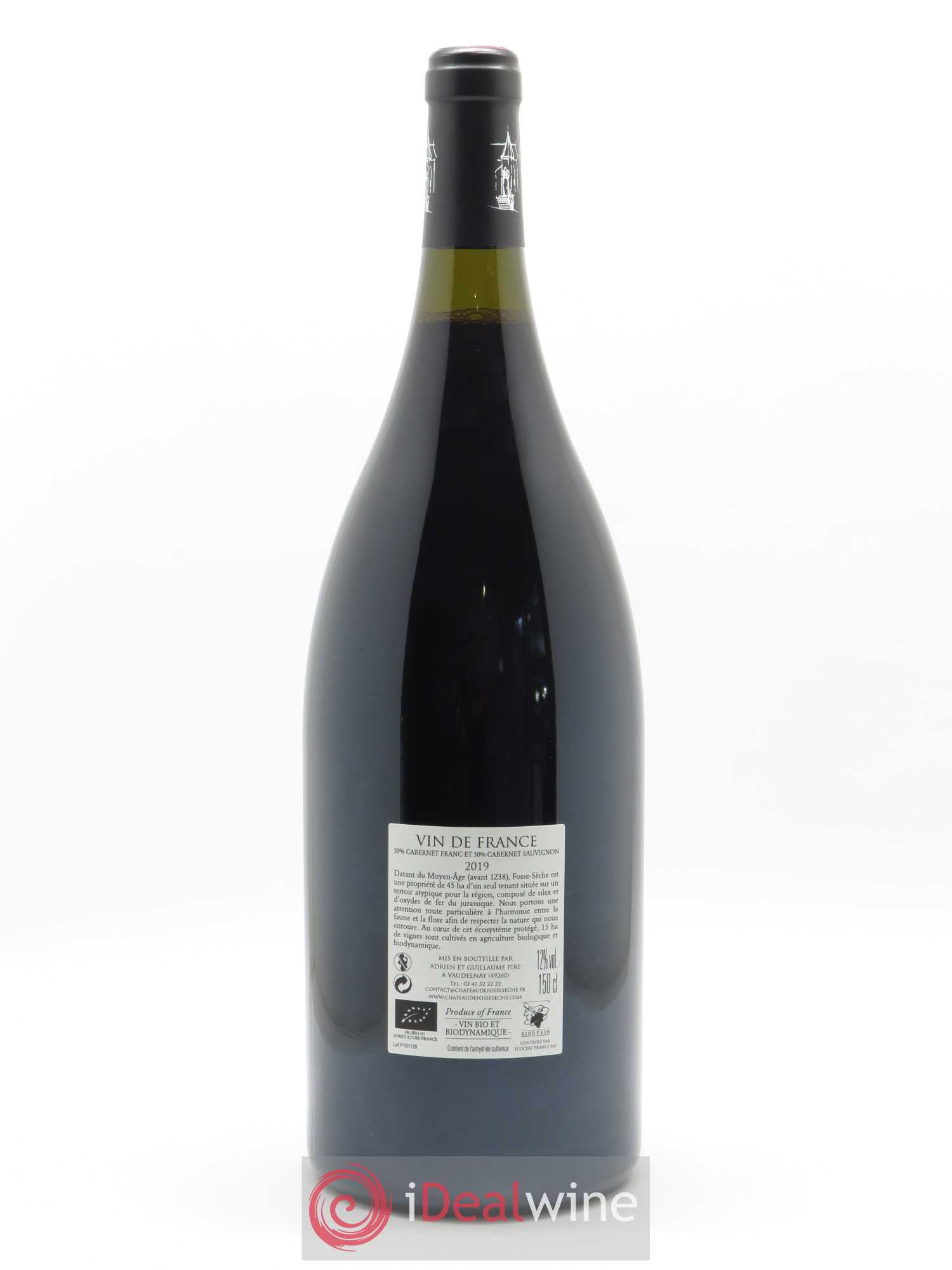 Vin de France Pangée Château de Fosse-Sèche  2019 - Lot de 1 Magnum