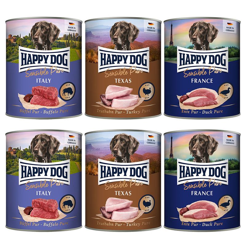 Sparpaket Happy Dog Sensible Pure 24 x 800 g