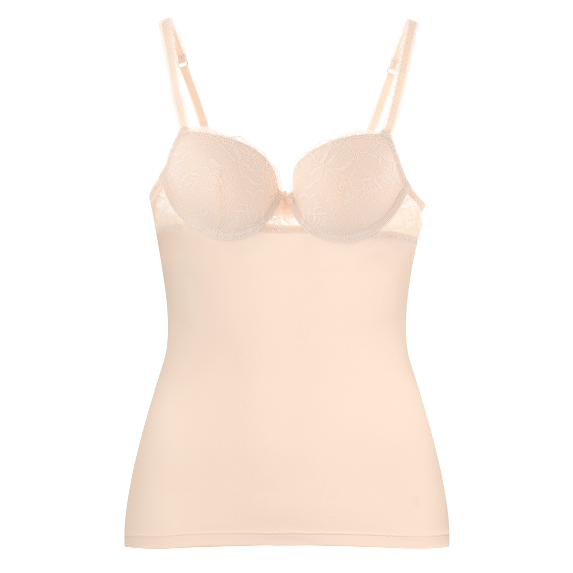 Damen BH-Unterhemd mit floraler Spitze