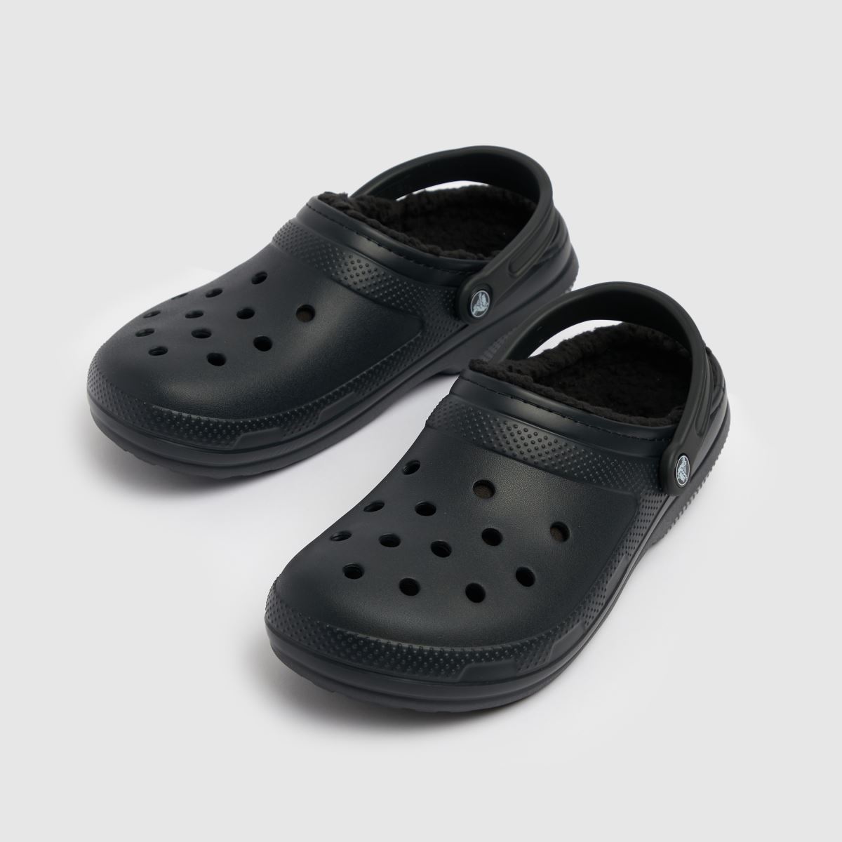 Crocs klasszikus bélelt klumpa szandál fekete színben