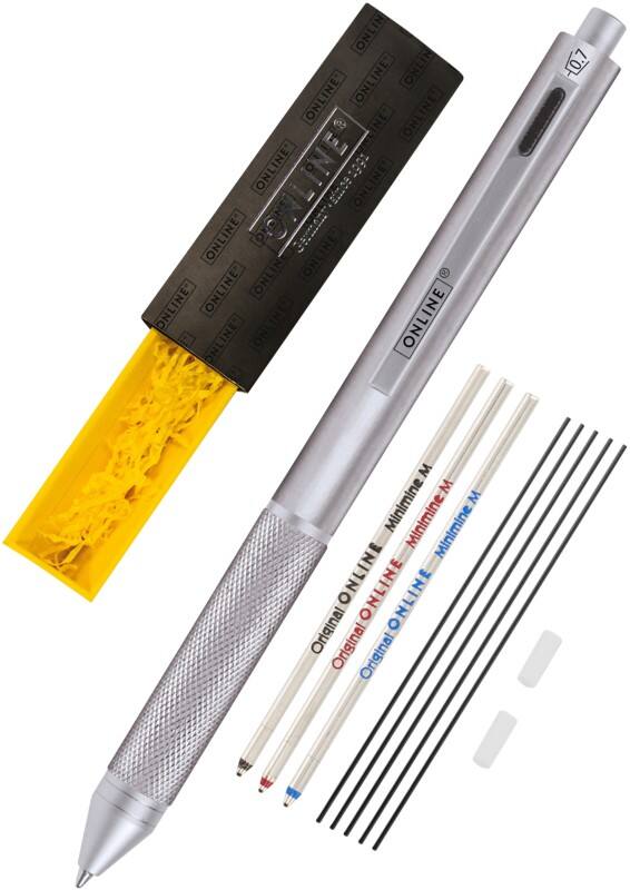 ONLINE 70015 Multistift Farbig sortiert 0.5 mm Nachfüllbar 11 Stück