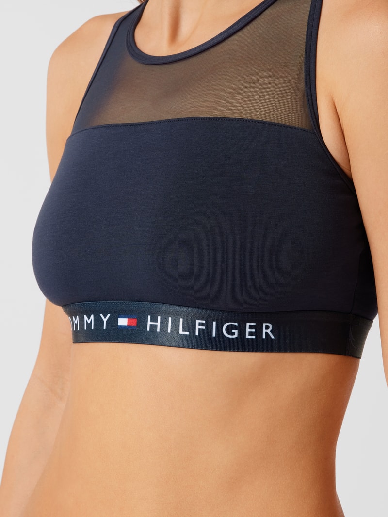 Bustier mit Racerback in marineblau