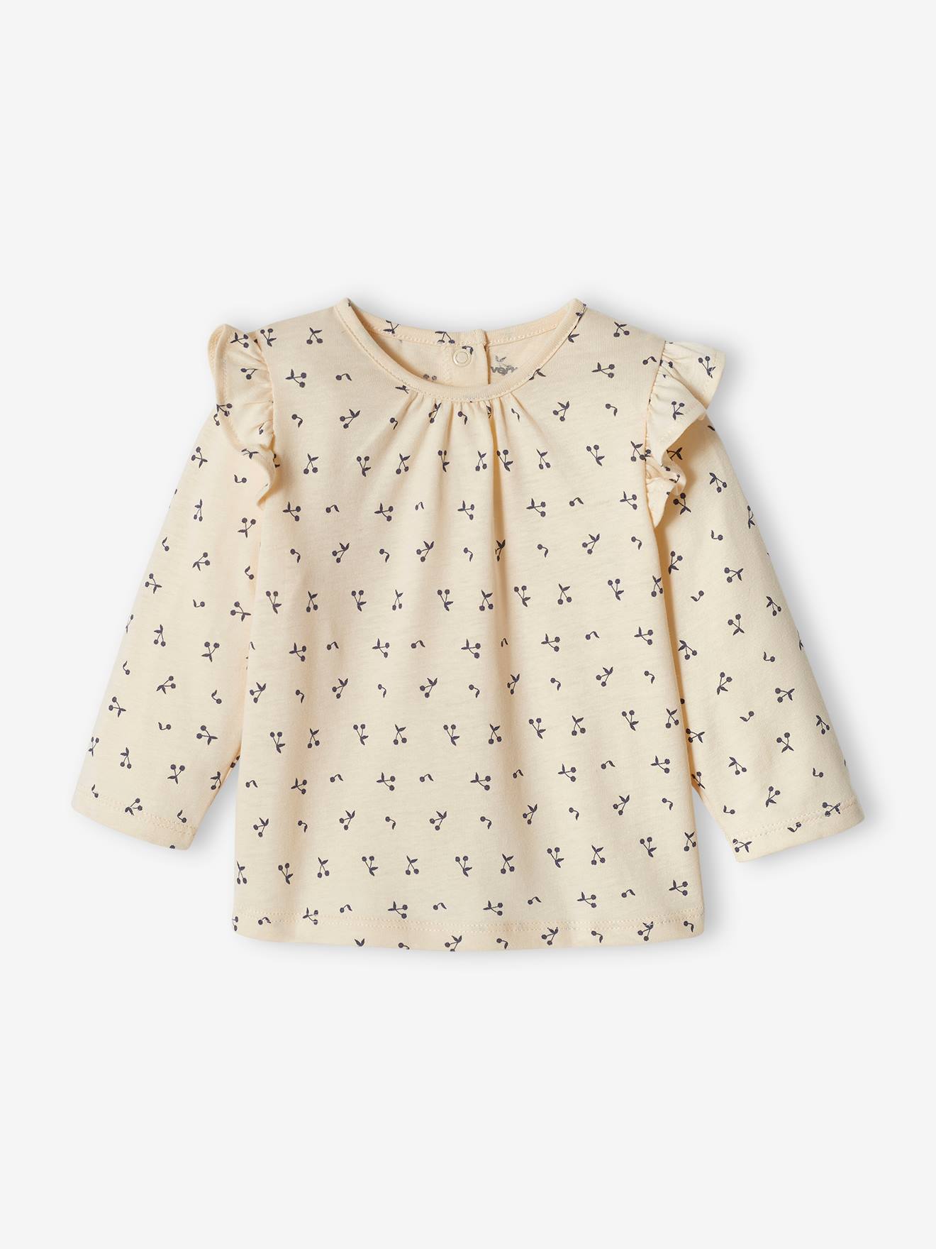 Lot de 2 T-shirts basics bébé manches longues jaune pâle