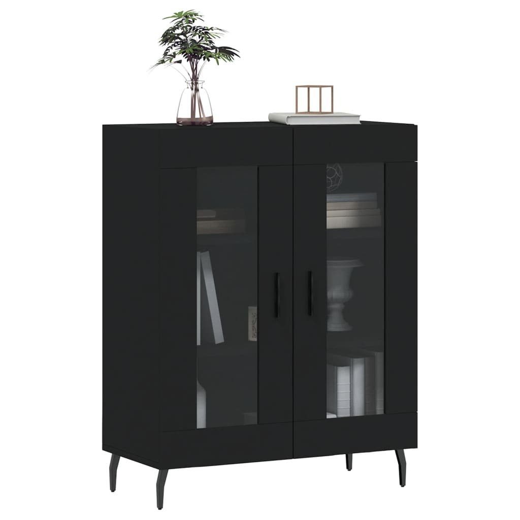 vidaXL Sideboard Sideboard Schwarz 69,5x34x90 cm Holzwerkstoff (1 St)