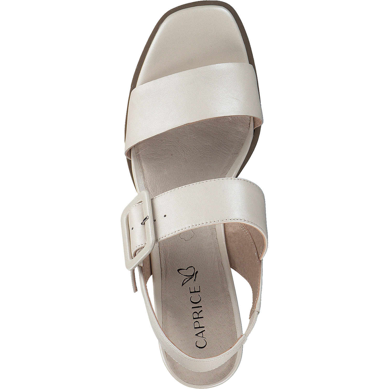 Caprice 28211, Plateau-Sandaletten, Damen, CREAM PERLATO