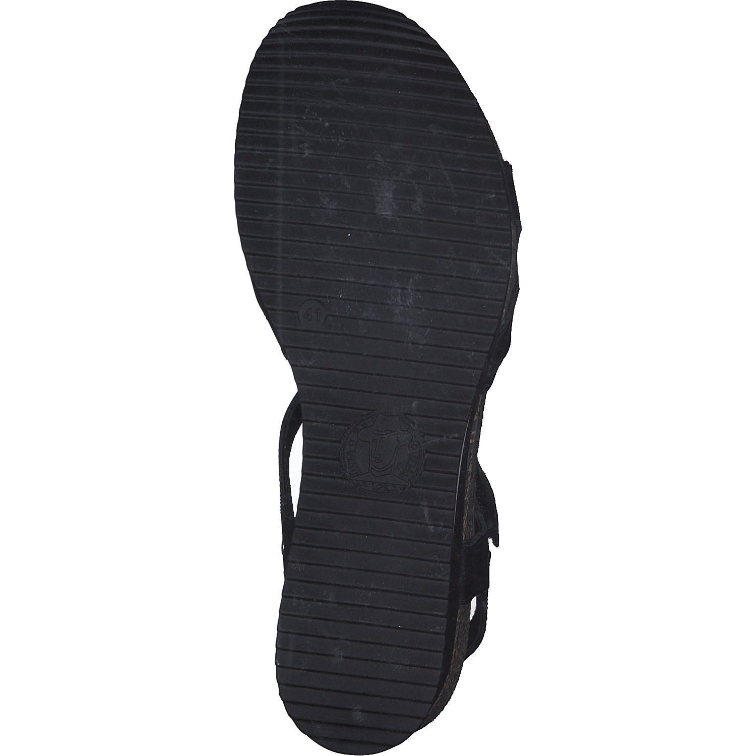Panama Jack Nica Sport B, Plateau-Sandaletten, Damen, Schwarz