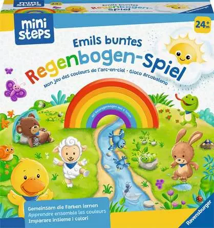 ministeps: Emils buntes Regenbogen-Spiel - Kinderspiel ab [age] Jahren
