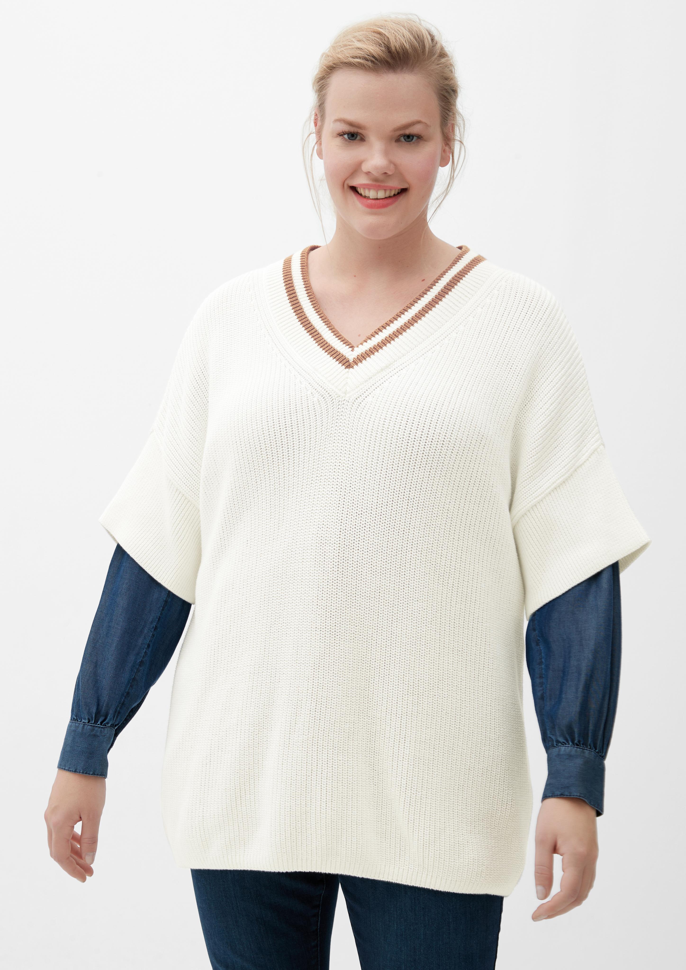 Strickpullover mit kurzem Arm  2121952-0210