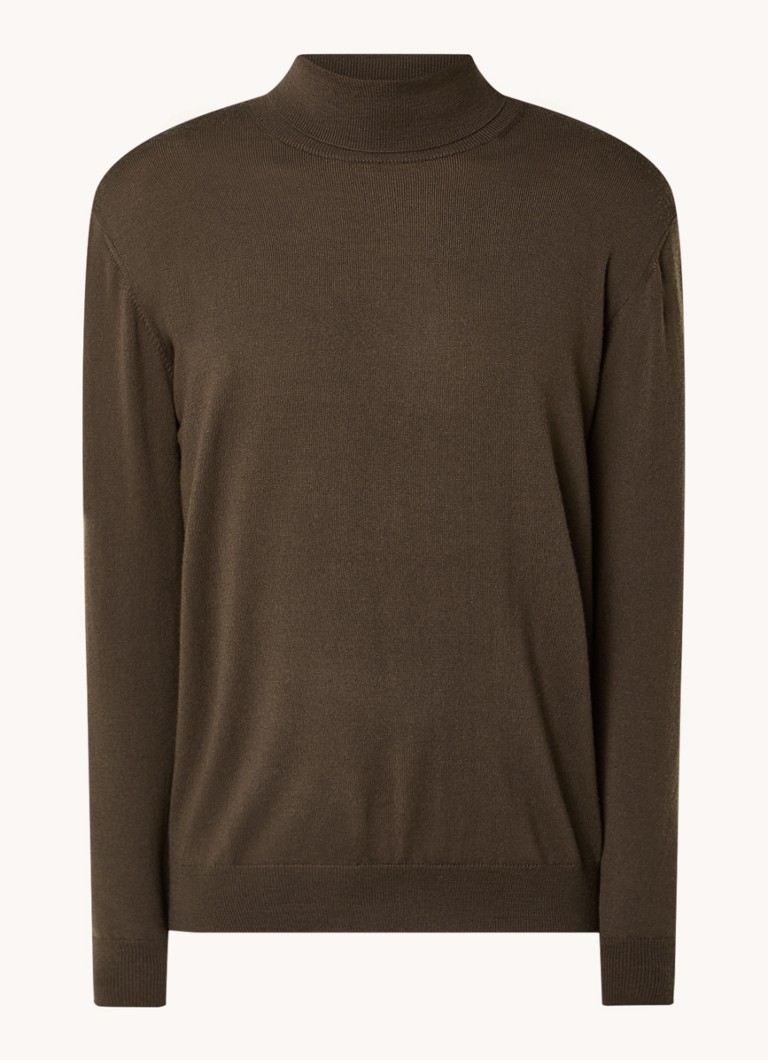 Pull en laine fine à col roulé Boggi Milano