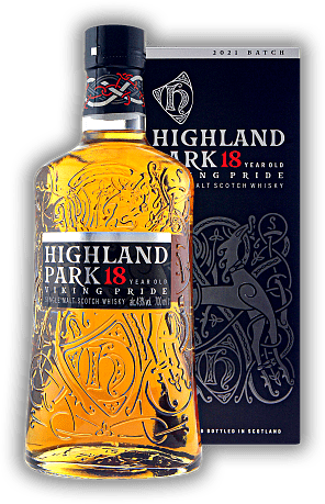 Highland Park 18 Years Viking Pride 43% Highland Park 18 Years Viking Pride 43% Reichhaltig, erstaunlich geschmeidig und komplex. Alter 18 J. - 0,7	 Liter - Vol 43%