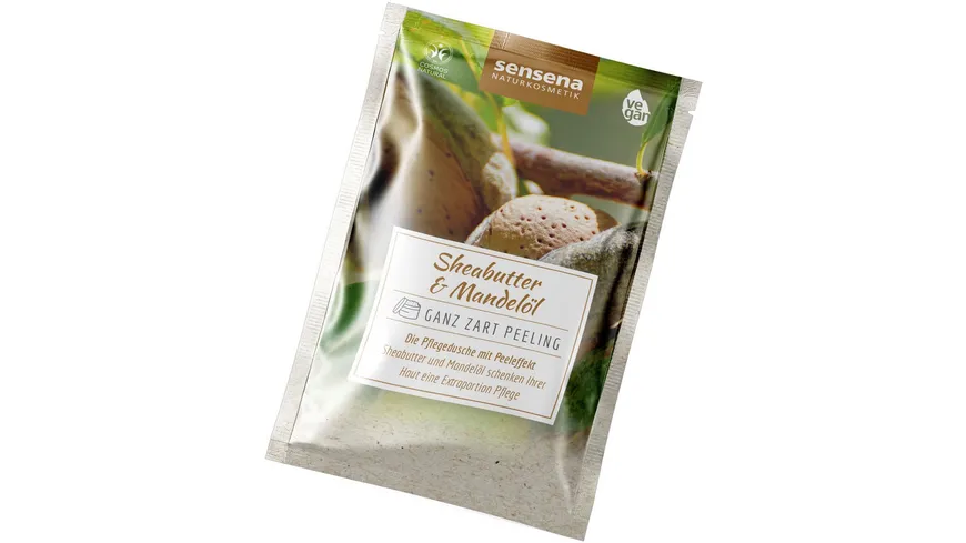 sensena NATURKOSMETIK Ganz Zart Peeling - Sheabutter & Mandelöl 80 g