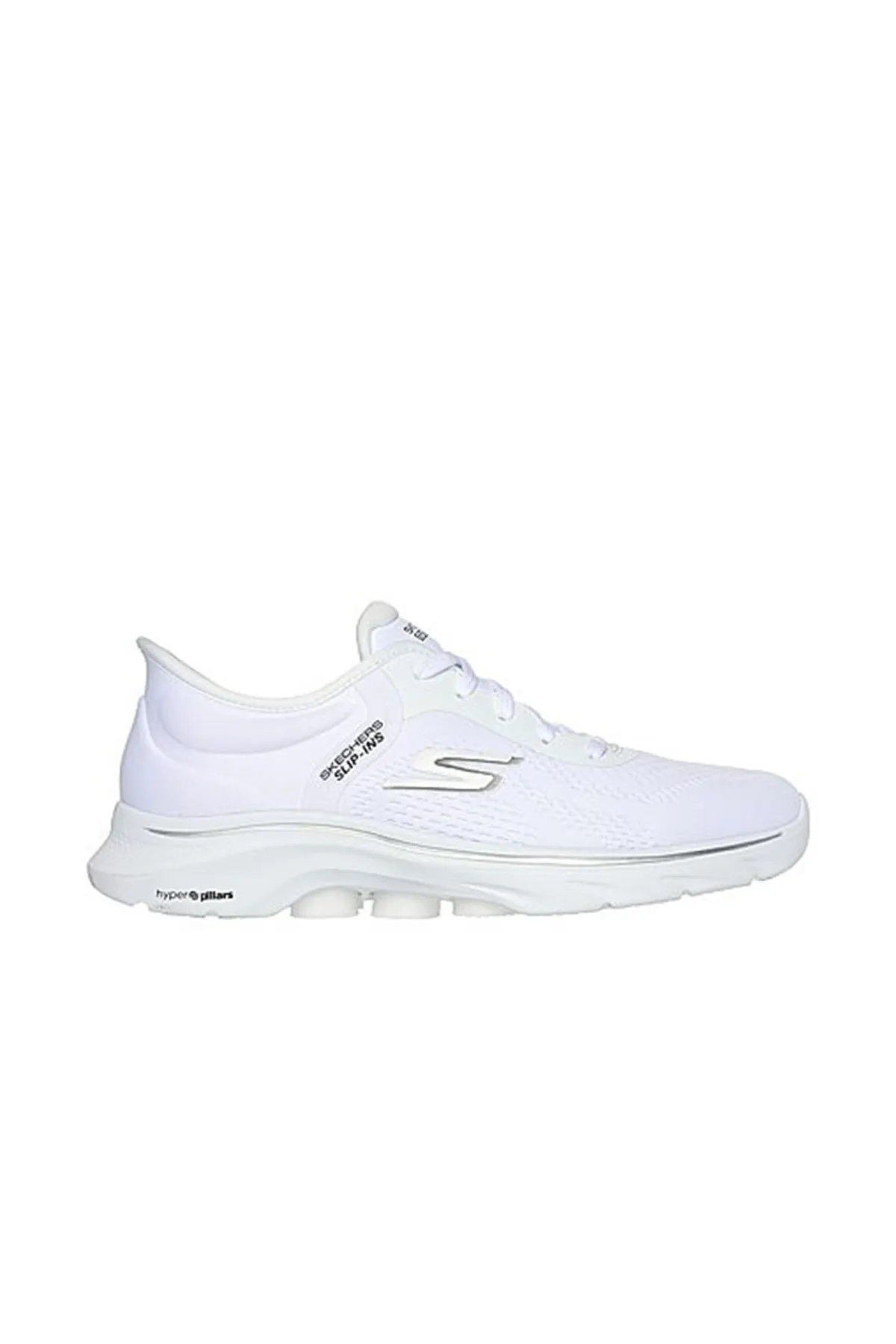 SKECHERS  Pantolette - Weiß - Flacher Absatz