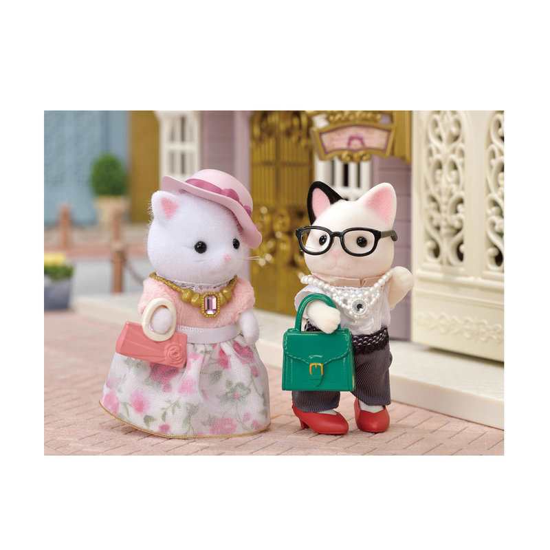 5461 La valisette de mode et grande soeur chat persan Sylvanian