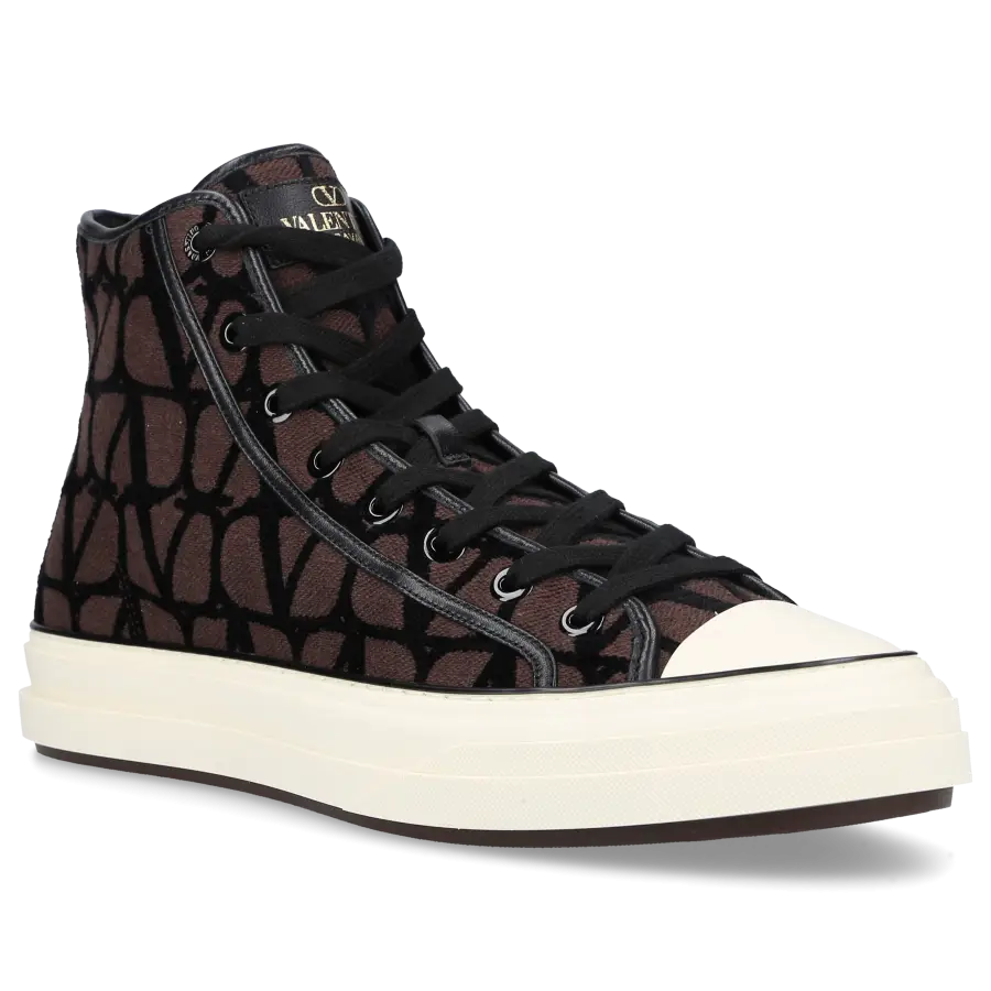 Valentino Garavani - Sneaker high TOTALLOOP Canvas - schwarz