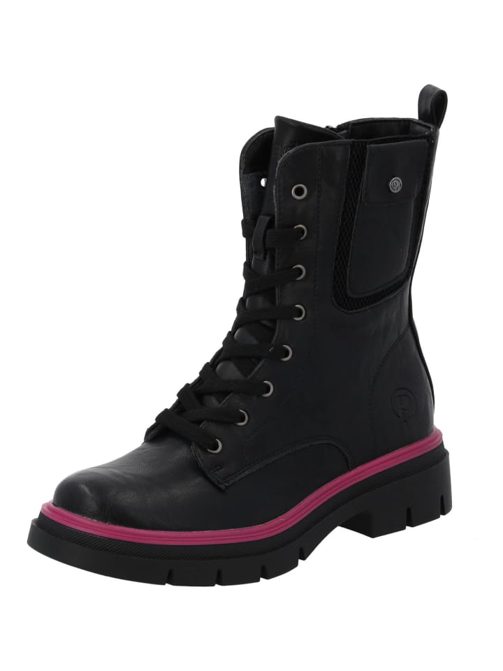 palado Schnürstiefel in black/pink günstig kaufen
