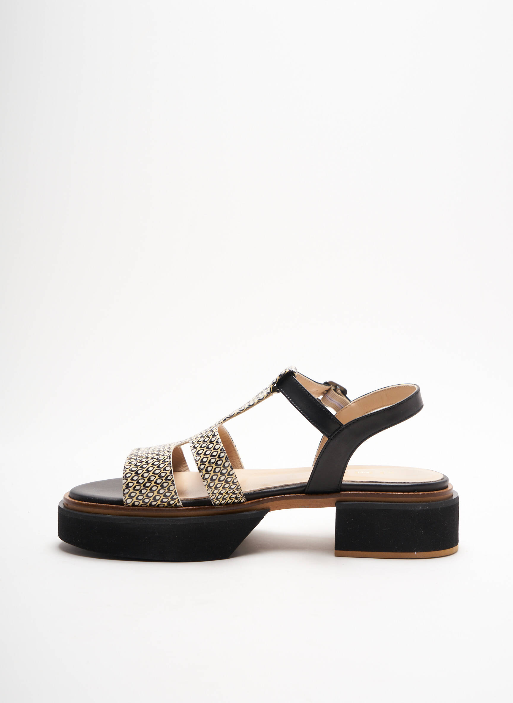 Jhay Sandales Nu Pieds Femme couleur noir