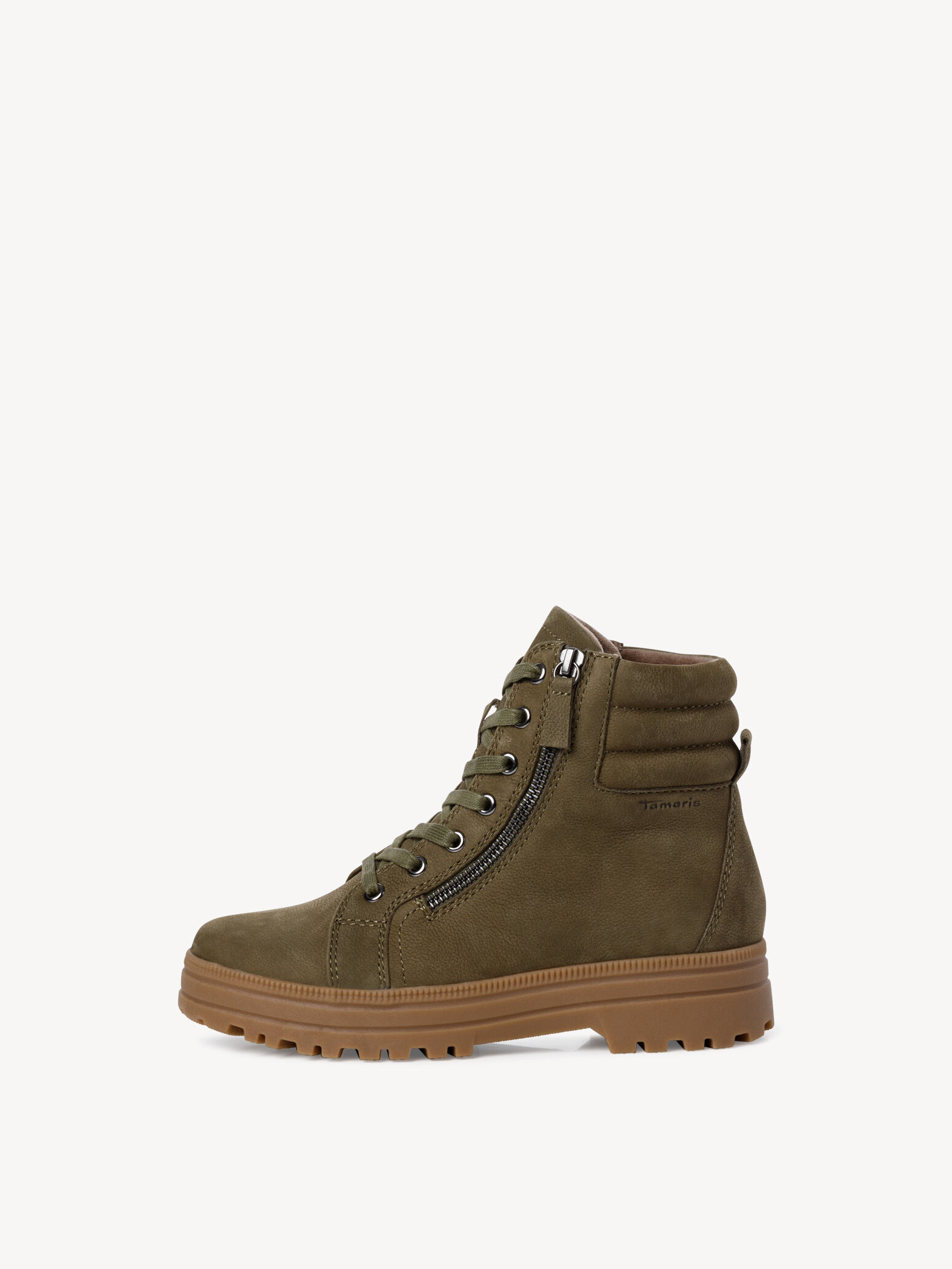 Bottine en cuir - vert