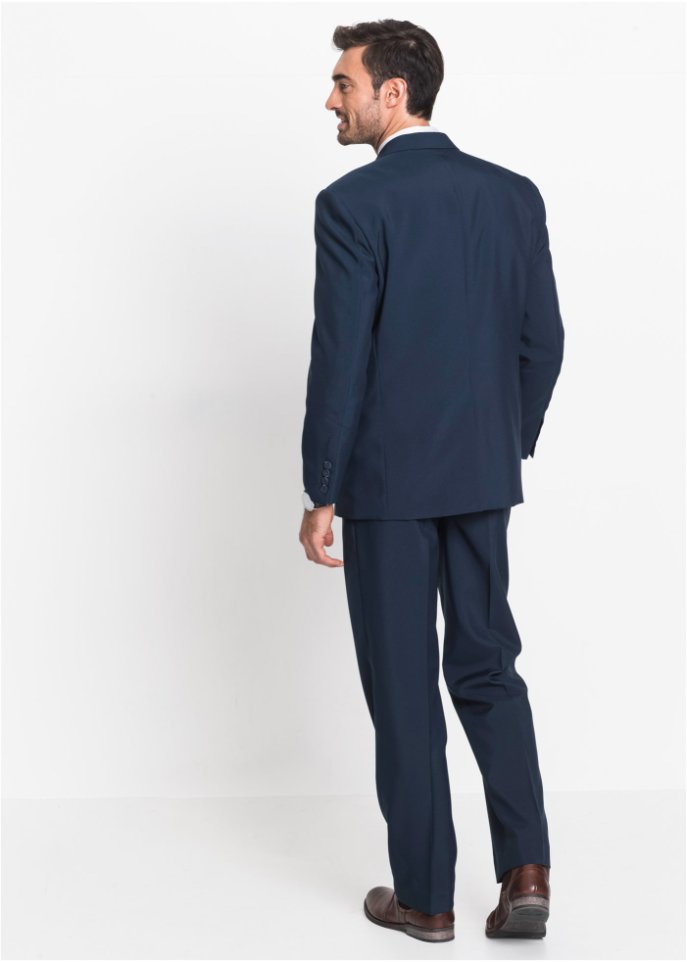 Anzug aus recyceltem Polyester (2-tlg. Set): Sakko und Hose