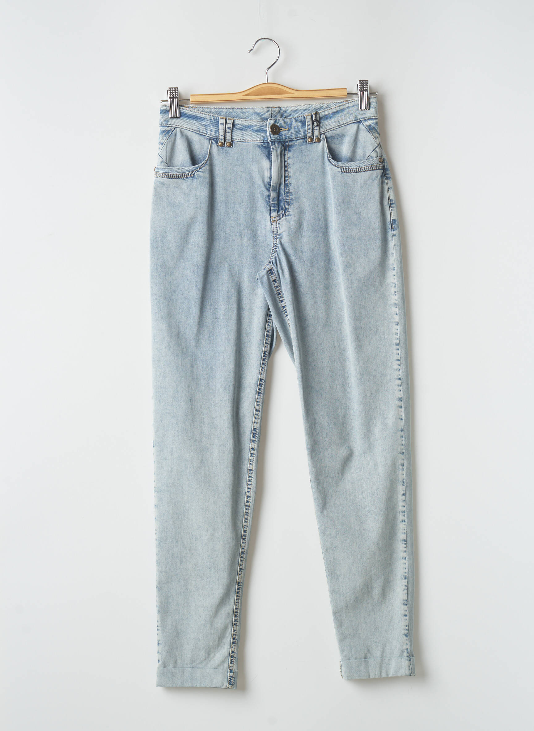 Eva Kayan Jeans Coupe Slim Femme couleur bleu