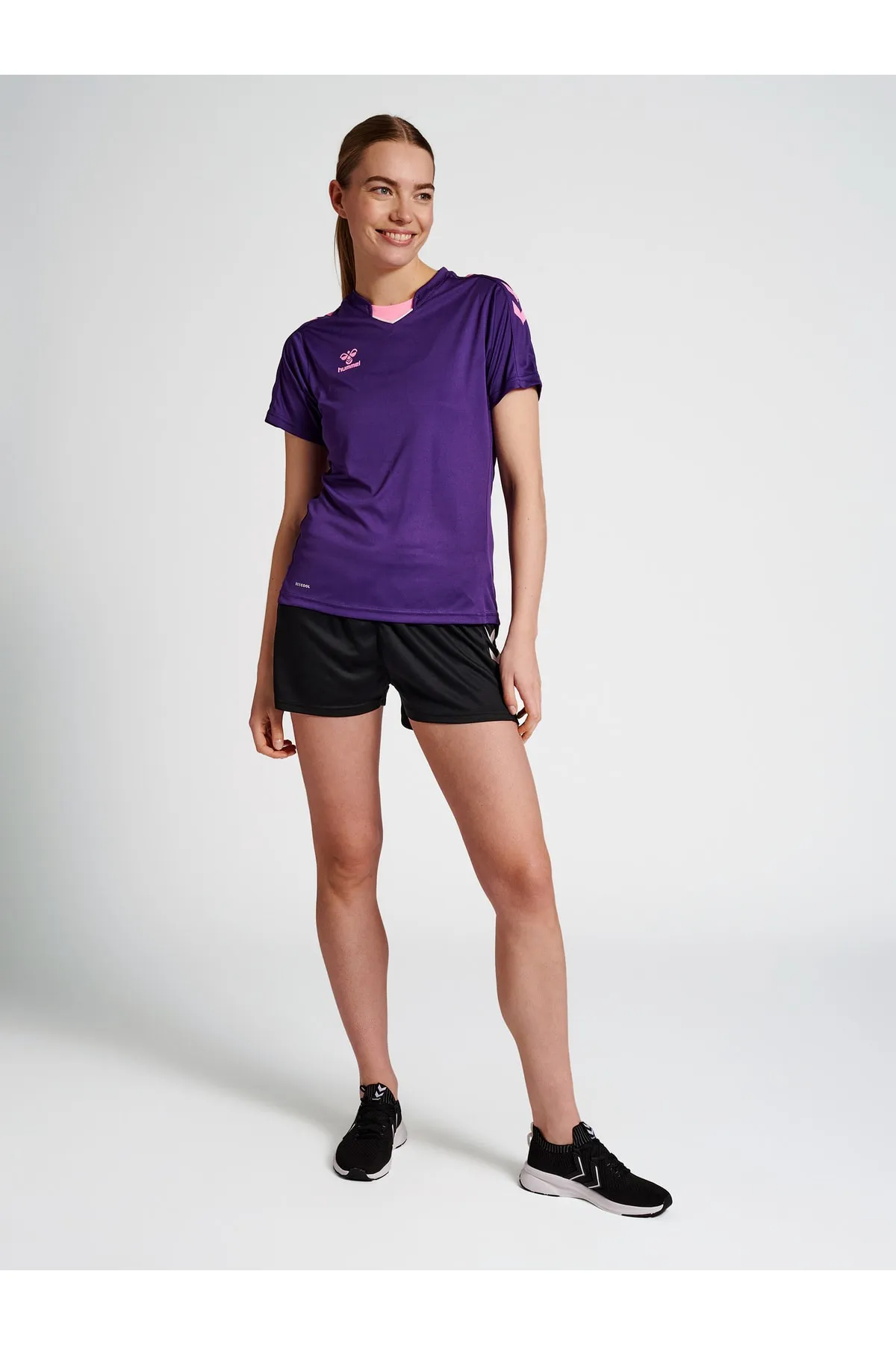 hummel  Kurze Sporthose - Schwarz - Mittlerer Bund