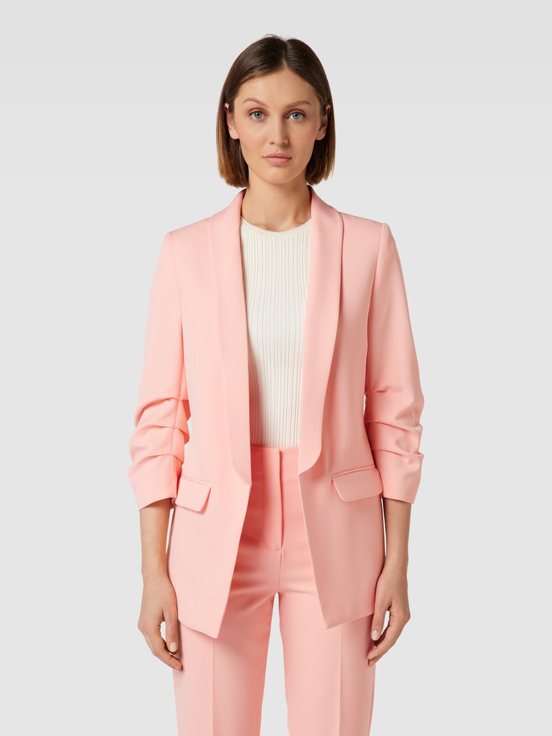 Blazer mit Reverskragen in lachs