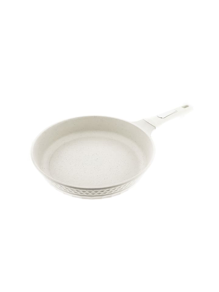 Almina Bratpfanne mit Glasdeckel Ø28 cm in Creme günstig kaufen onesize